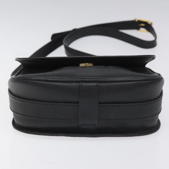 CELINE Shoulder Bag Leather Black - Picture 9 of 13